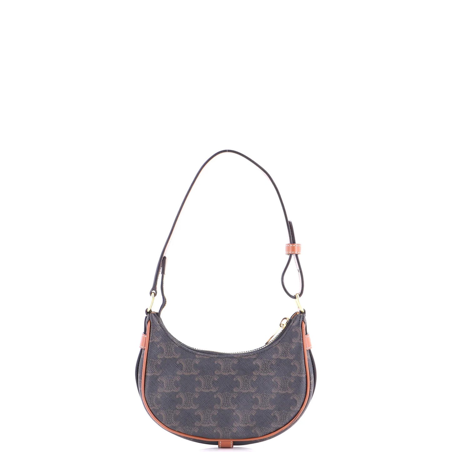 Celine Ava Bag Triomphe Coated Canvas Mini