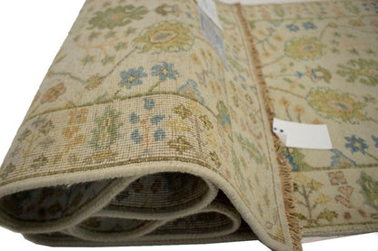 3X14 Ft Handmade Floral Oriental Runner Rug Osh