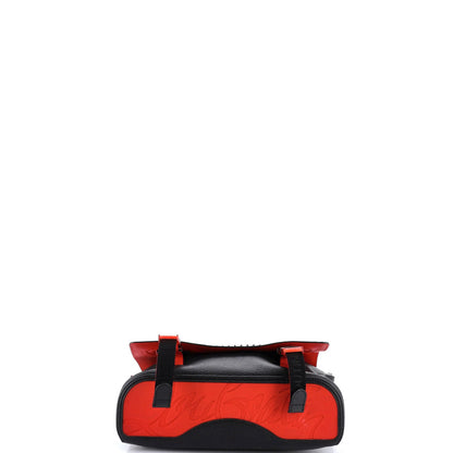 Christian Louboutin Loubiclic Messenger Bag Spiked Leather Small