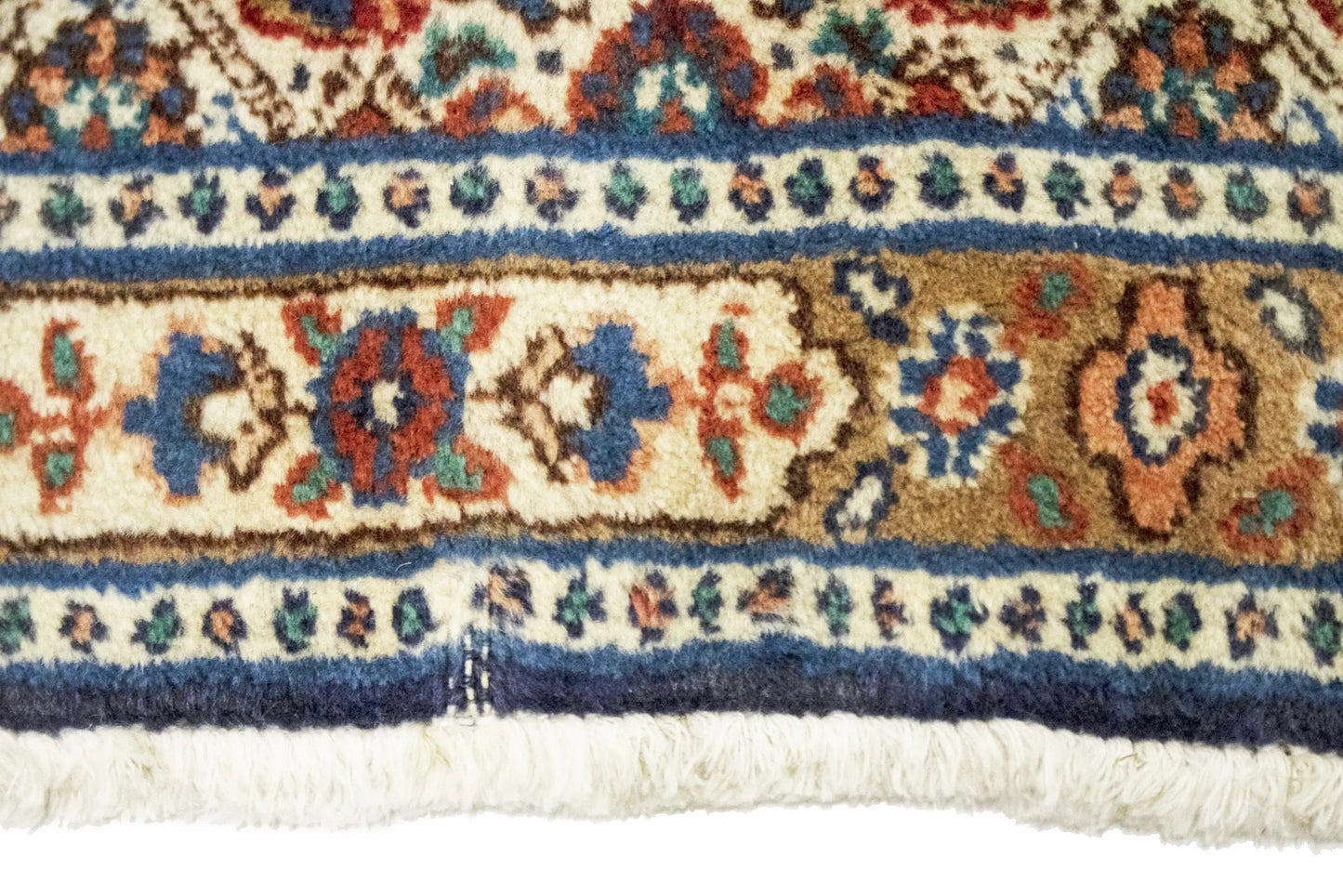 3'4X8'5 Rare Handmade Oriental Runner Rug Allover Design Perfect Home Decor