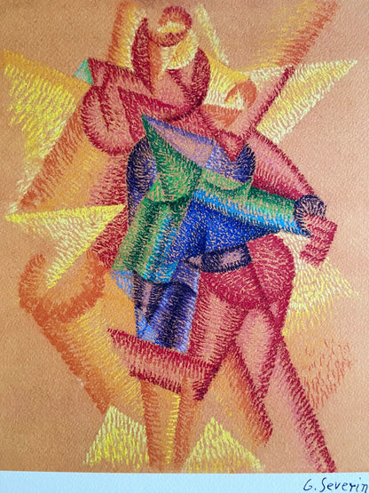 Gino Severini - Venice Biennale 1968 Numbered Coa In Pencil