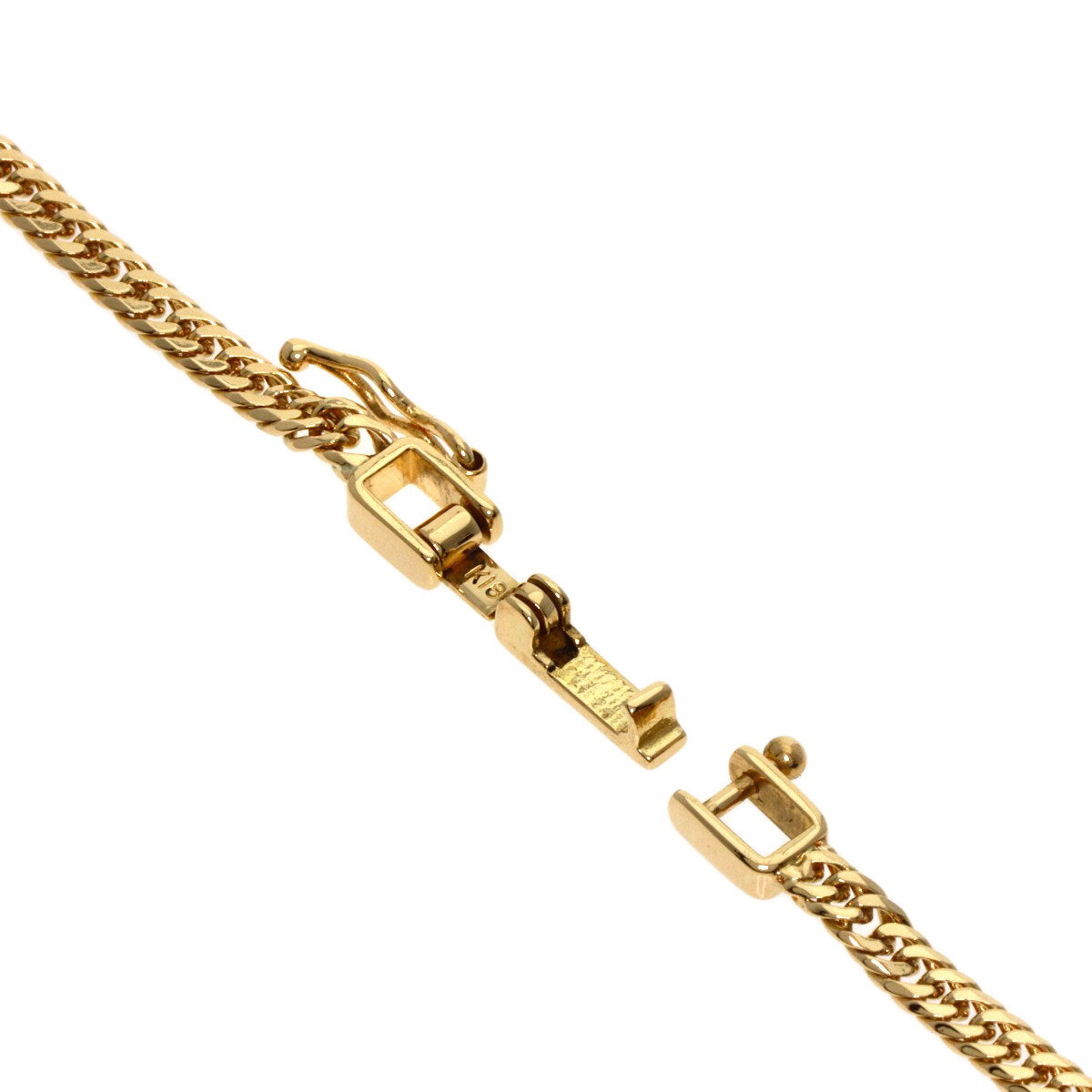 Curb Chain Kihei W6 Side Bracelet K18 Yellow Gold