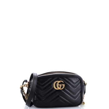 Gucci Gg Marmont Shoulder Bag Matelasse Leather Mini