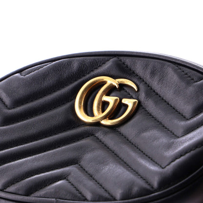 Gucci Gg Marmont Belt Bag Matelasse Leather