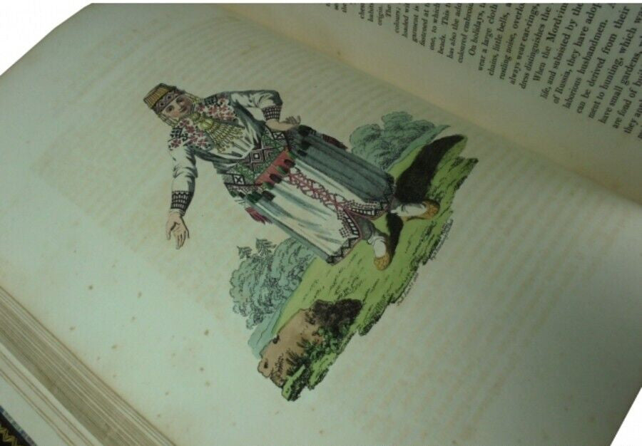 Costume Of The Russian Empire 1811 English Beautiful Hand-Coloured Etching Book