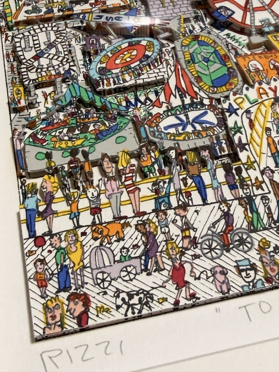 JAMES RIZZI "TO BE A KID AGAIN" 3D Silkscreen Edition, Hand-Signed and Framed