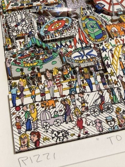 JAMES RIZZI "TO BE A KID AGAIN" 3D Silkscreen Edition, Hand-Signed and Framed