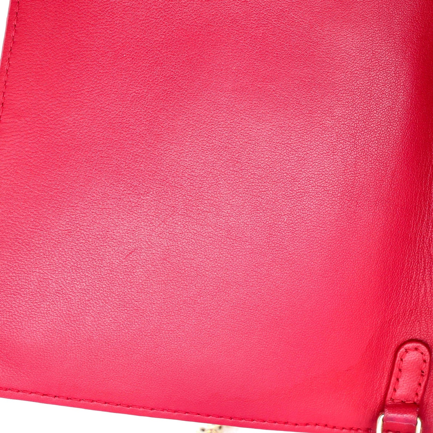 Christian Dior Lady Dior Convertible Chain Clutch Cannage Quilt Leather Long