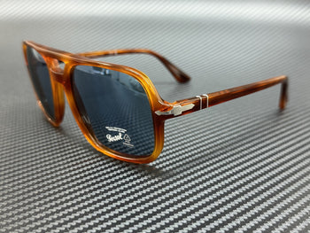 PERSOL PO3328S 96 56 Terra di Siena Brown Blue