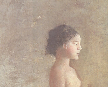 Conte De Balthus Nu De Profil " Offset Lithograph Modernism