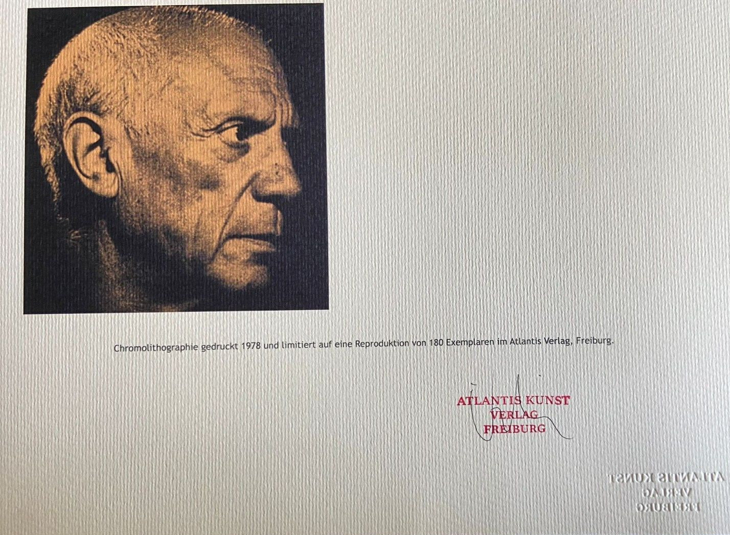 Pablo Picasso Lithograph "Claude Et Paloma" Coa Signed Limited Numbered