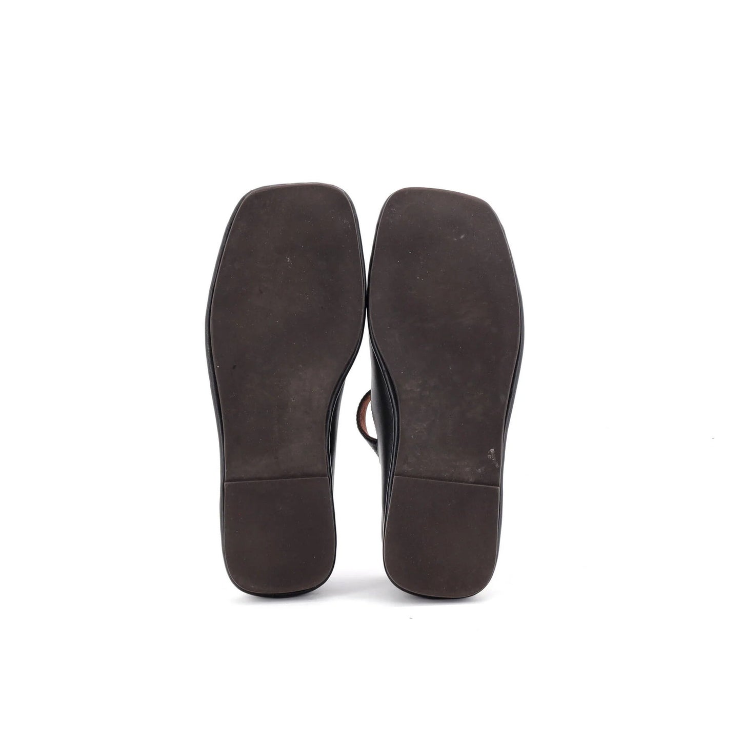 The Row Women'S Square T-Strap Flats Leather