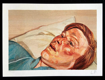 Lucian Freud Lithograph Coa Signed Numbered (Francis