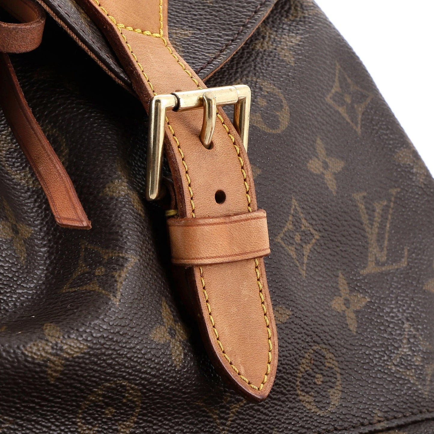 Louis Vuitton Vintage Montsouris Backpack Monogram Canvas Gm