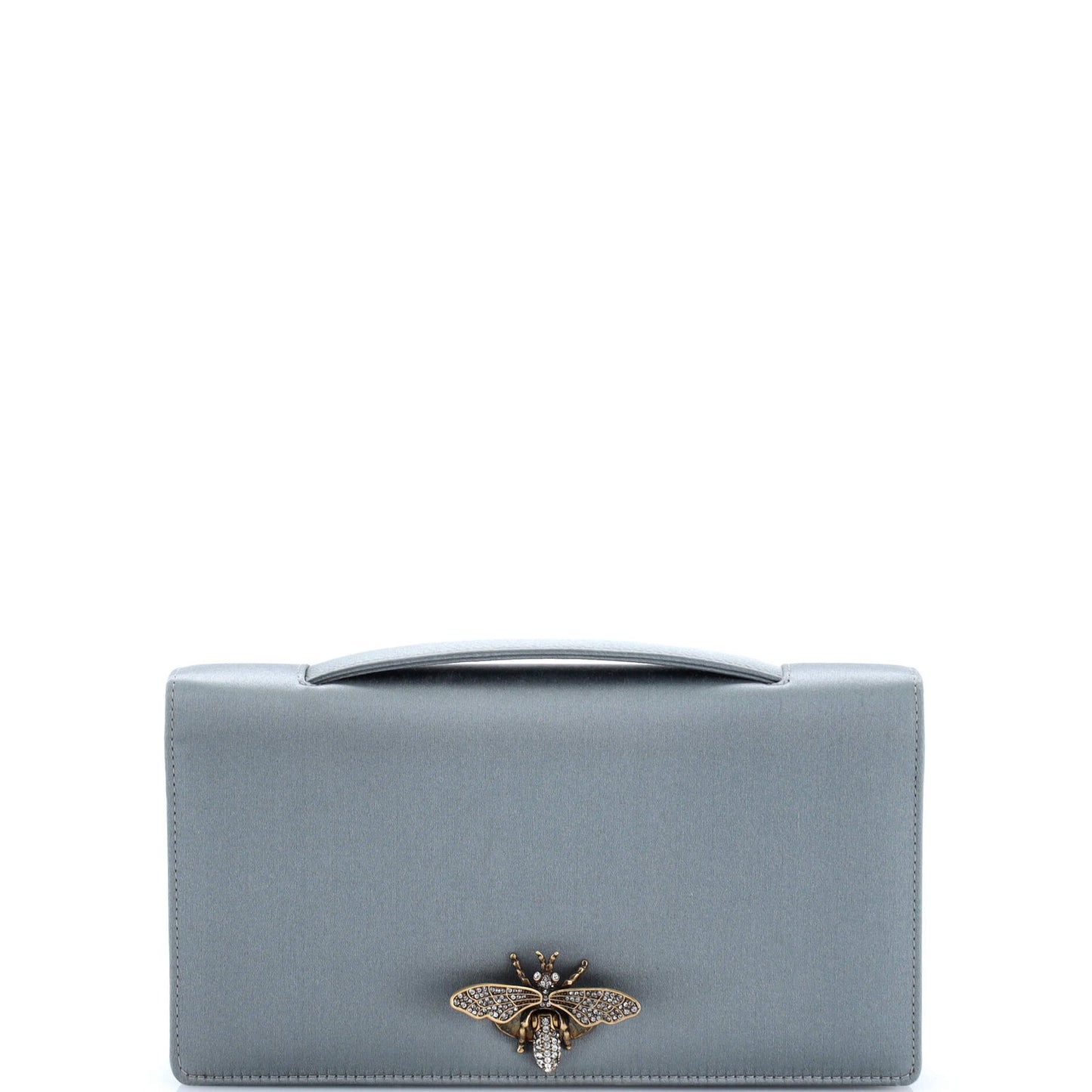 Christian Dior Bee Clutch Satin