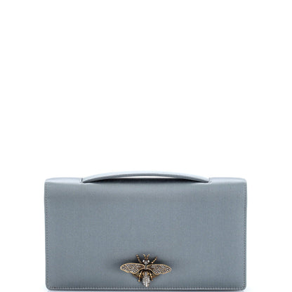 Christian Dior Bee Clutch Satin