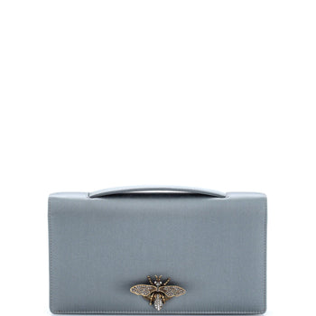 Christian Dior Bee Clutch Satin