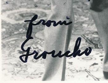 Groucho Marx Autographed/Inscribed 8X10 Photo