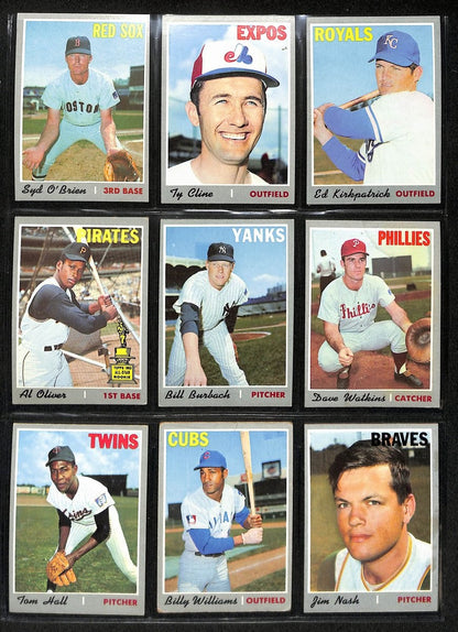 1970 Topps Baseball Card Complete Set (1-720)
