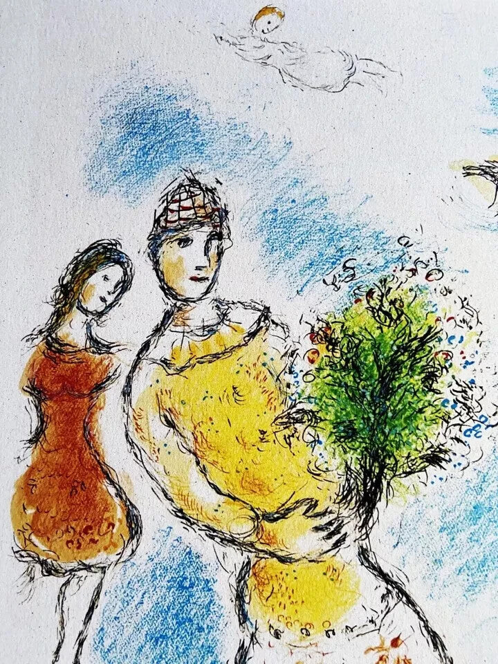 Marc Chagall Lithograph Maeght Published