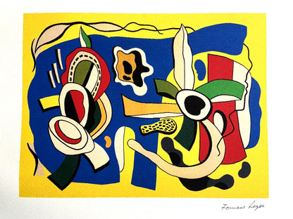 Fernand-Lger Lithograph Coa Signature Numbered To Hand Published