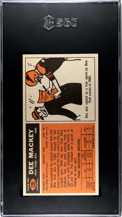 Dee Mackey 1965 Topps #120 Sgc 6.5