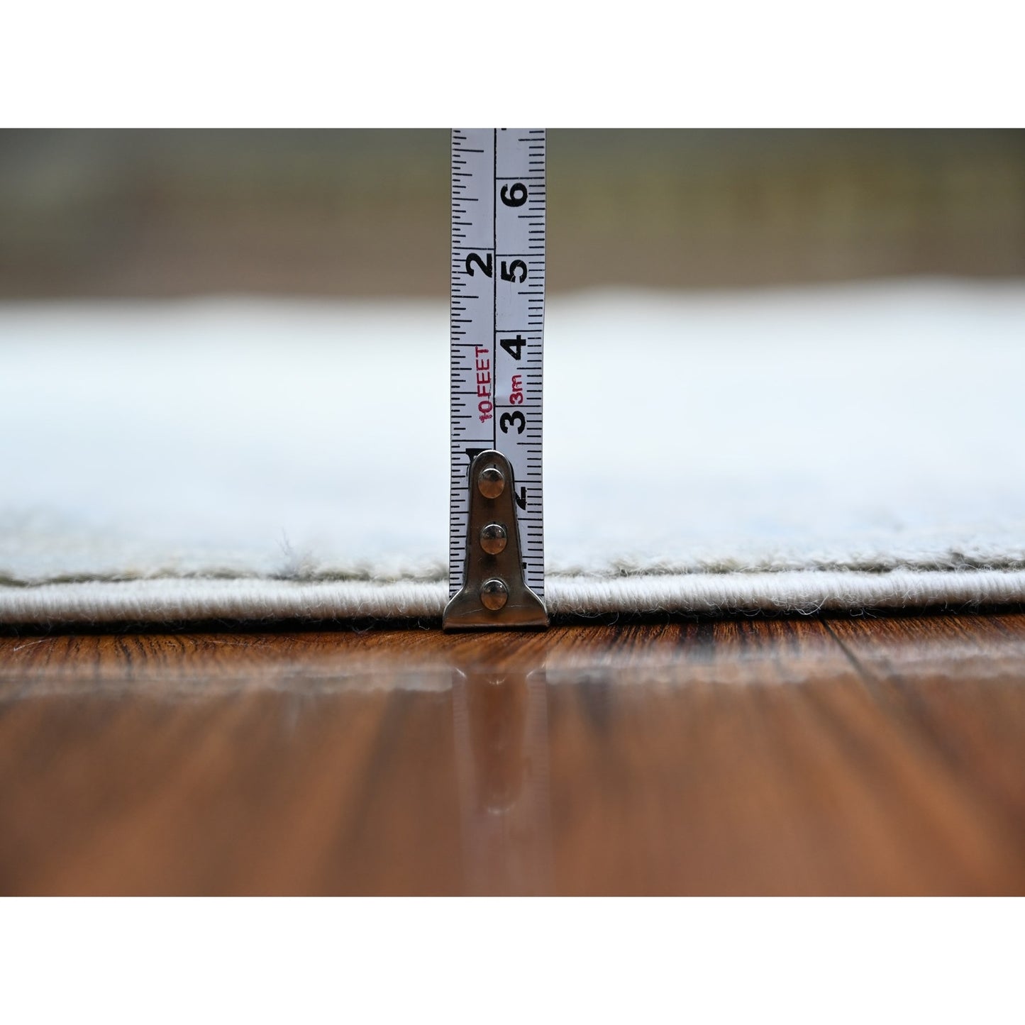 3'1"X10' Spanish Gray Washed Out Peshawar Wool Hand Knotted Runner Rug