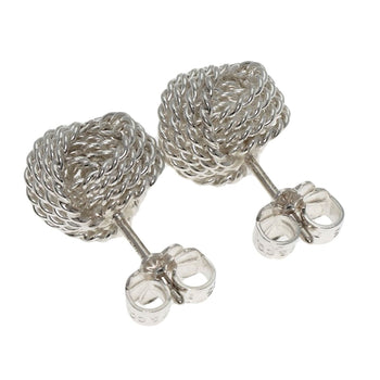 Silver TIFFANY&Co. Somerset Mesh Ball earring