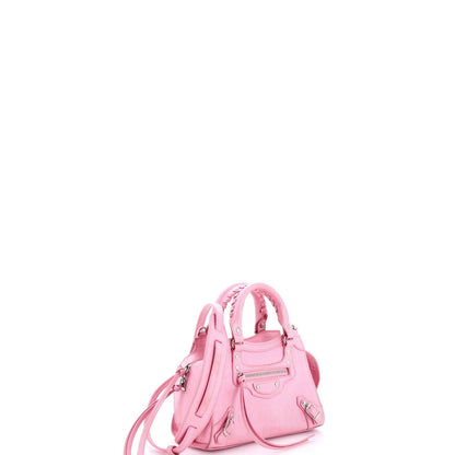 Balenciaga Neo Classic City Bag Crocodile Embossed Leather Mini