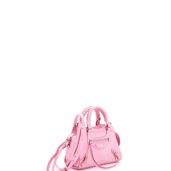 Balenciaga Neo Classic City Bag Crocodile Embossed Leather Mini