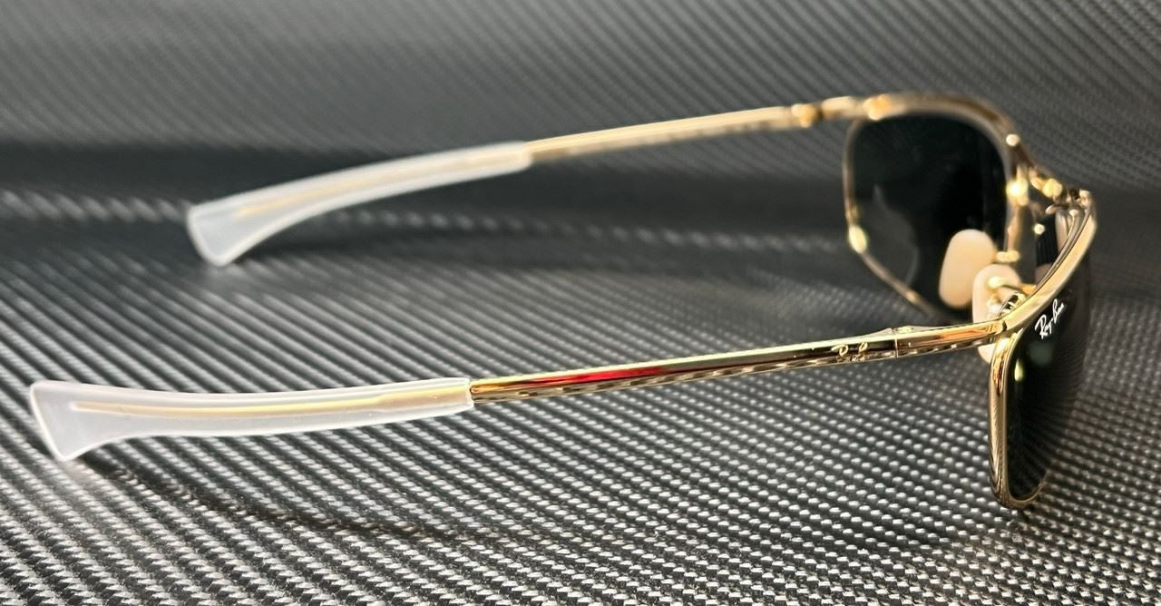 RAY BAN Olympian RB3119M 001 31 Gold Green Men's 62 mm Sunglasses