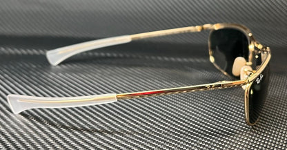 RAY BAN Olympian RB3119M 001 31 Gold Green Men's 62 mm Sunglasses