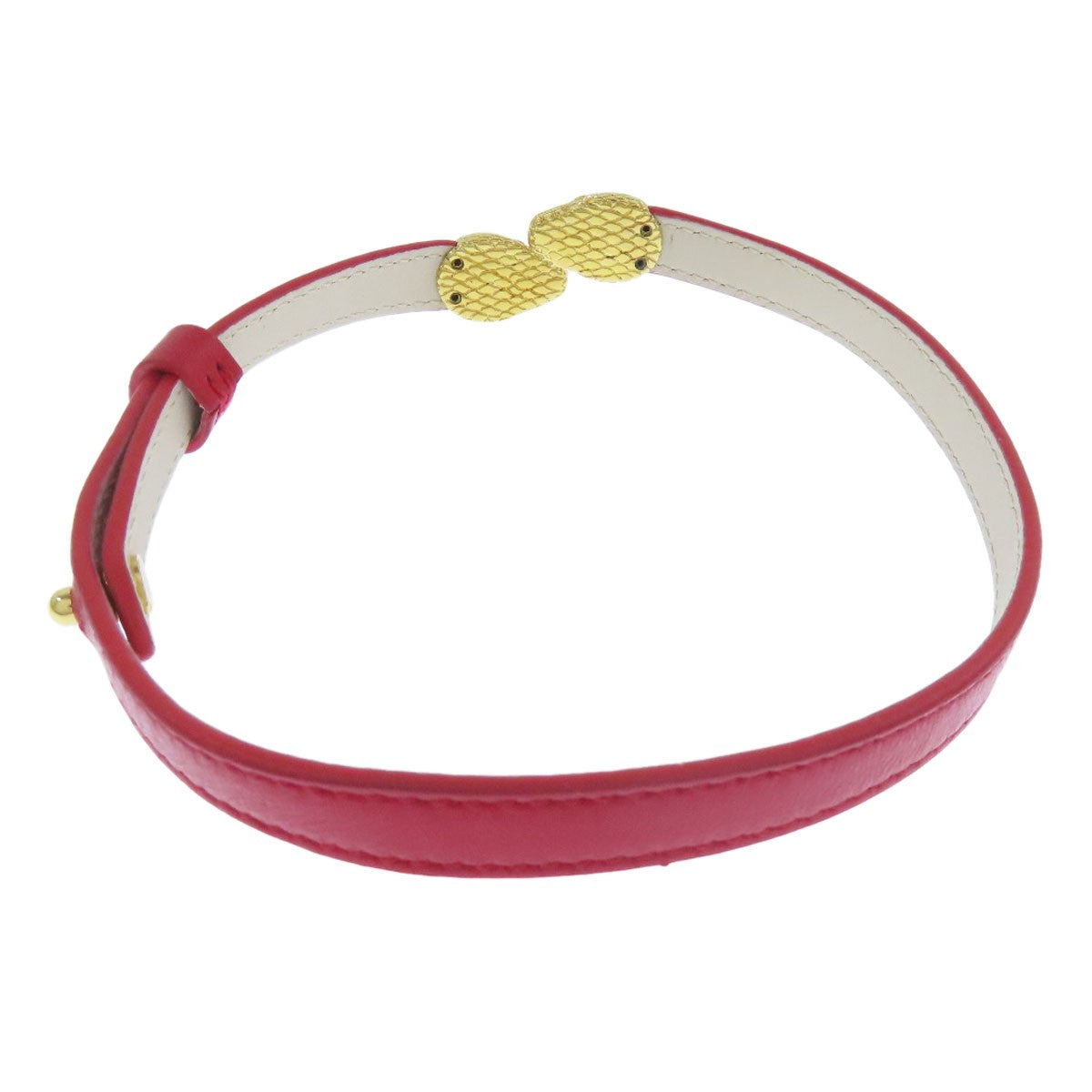 Leather BVLGARI Serpenti Bracelet