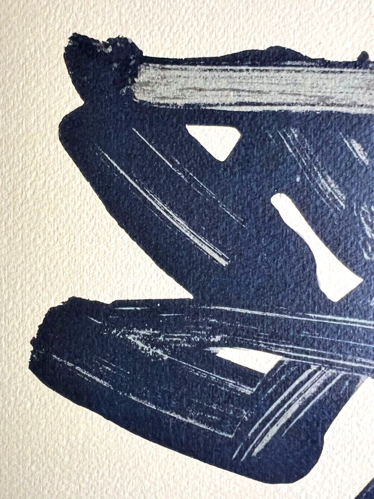 Pierre Soulages Coa Signed Op Numbered Pencil 275Ex Certified
