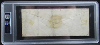 James Buchanan 15Th President Signed December 6, 1858 Free Frank Psa/Dna 189949