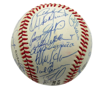 1990 Mets Team Autographed By 32 Harrelson