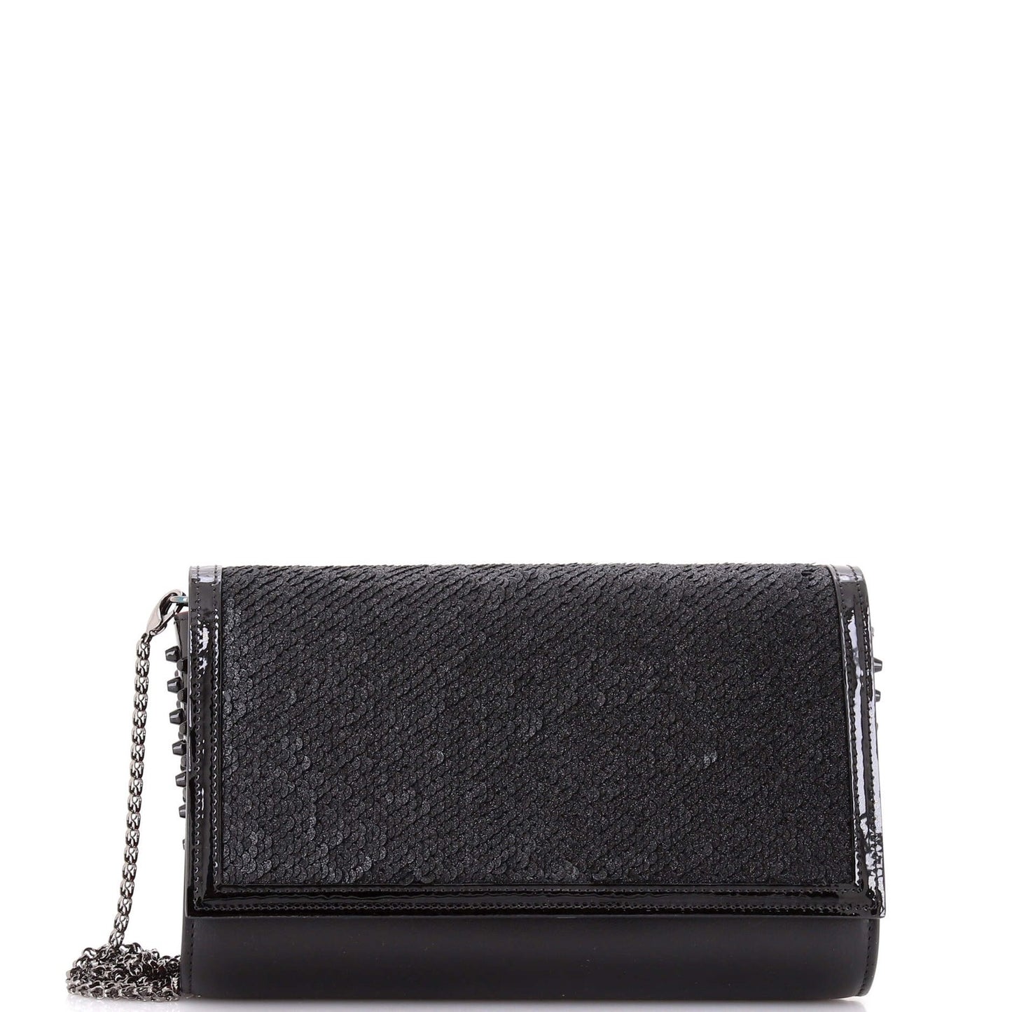 Christian Louboutin Paloma Clutch Embellished Leather Small