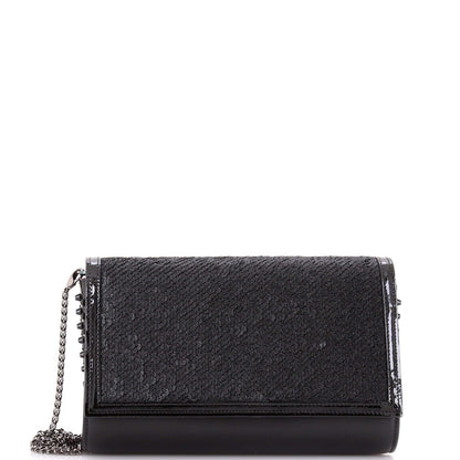 Christian Louboutin Paloma Clutch Embellished Leather Small