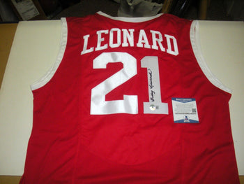 Bob Leonard Indiana Last One Beckett/Coa Signed