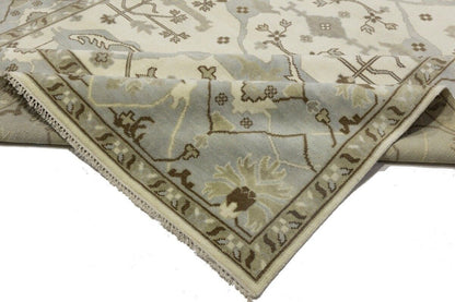Handmade Wool Oushak Oriental Rug Extra Large