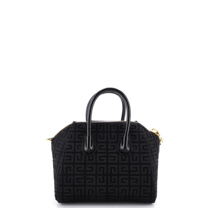 Givenchy Antigona Bag 4G Embroidered Canvas Mini