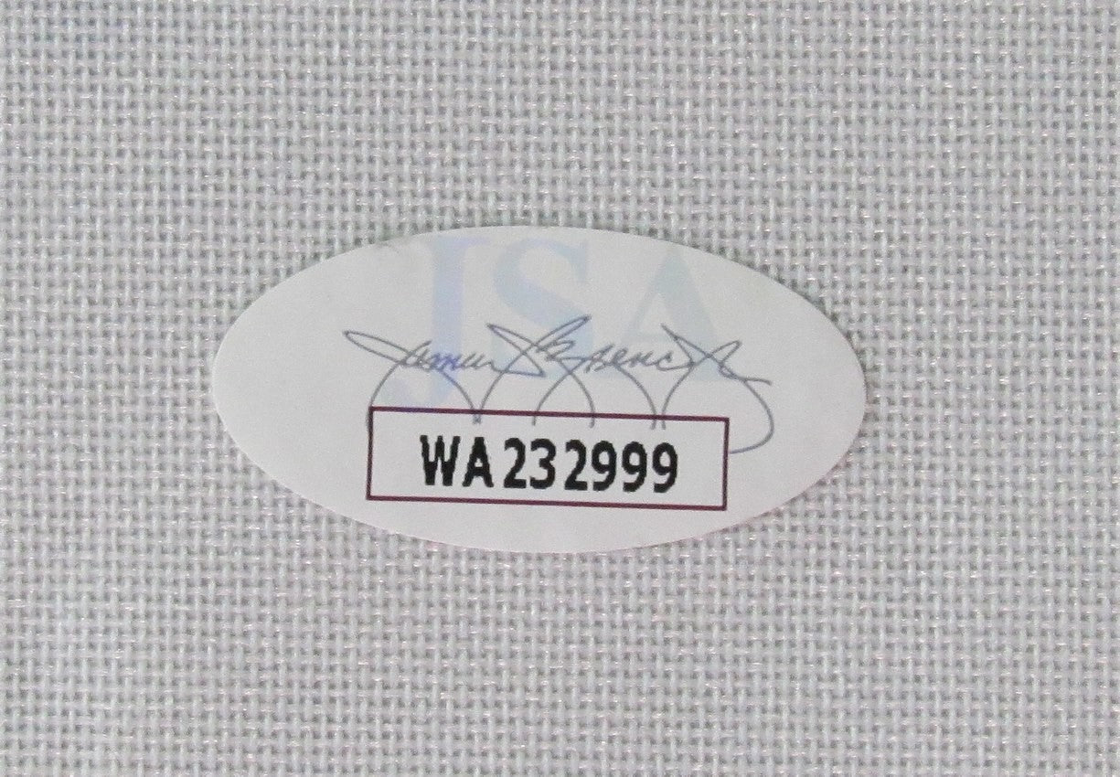 Mel Blount Hof Signed/Autographed Black Steelers Jersey Framed Jsa 200951