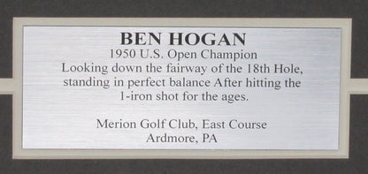 Ben Hogan 1950 U.S. Open Signed/Auto 16X20 Photo Collage Framed Beckett 197591