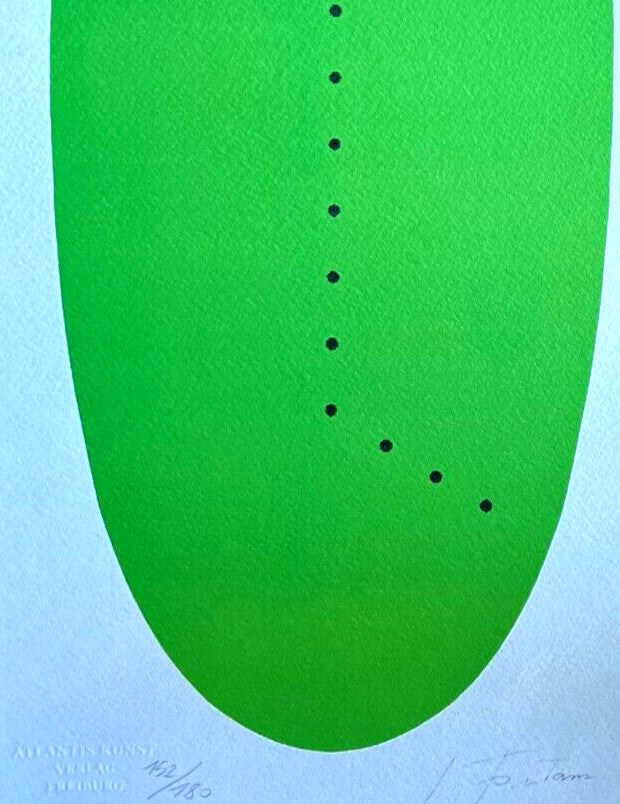 Lucio Fontana Lithograph 1978 - Signed Coa - Hand Numbered