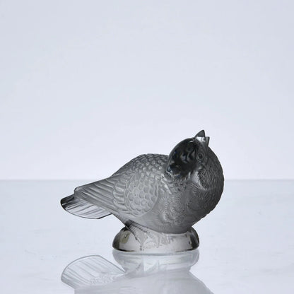 Ren Lalique, 1930 Art Deco sculpture "Chardonneret Moqueur" Vintage Antique