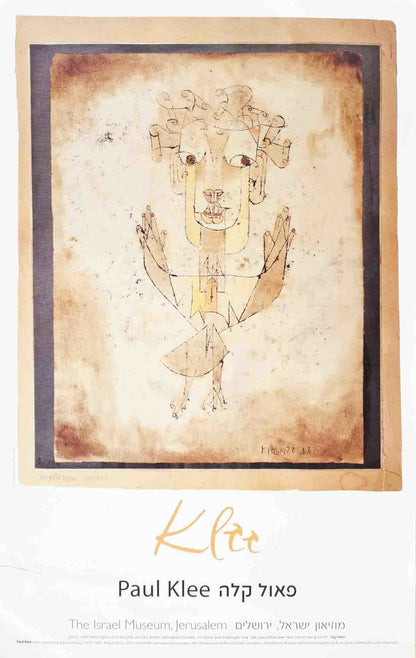 PAUL KLEE Angelus Novus Poster 34.25" x 21.75" 2005 Vintage Modernism