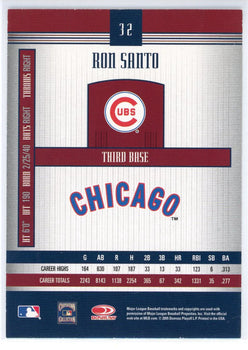 Ron Santo Autographed 2005 Donruss Signature