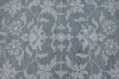 5X8 Ft Hand-Knotted Wool Area Rug Muted