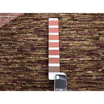 8'X10' Gray Bauhaus And Mid Century Inspired Hand Knotted Modern Wool Rug