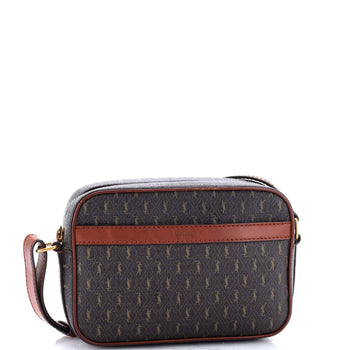 Saint Laurent Le Monogramme Camera Bag Monogram All Over Coated Canvas